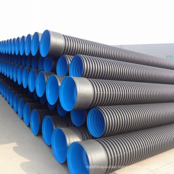 Plastic corrugated drainage pipe and accessories